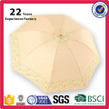 Léger et pratique pris China Gifts Articles Purple Compact Dome Fold Umbrella pour les femmes